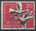 Bund 20 Pfennig Internationale Briefwoche - gestempelt -