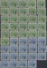 Bund 10 und 40 Pfennig Europa – Lot mit 18 Sätzen und 8x 10 Pfennig postfrisch -