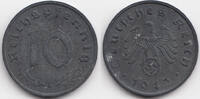 Drittes Reich 10 Reichspfennig Zink -