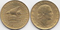 Italien - Italy 200 Lire Republik seit 1946 - Philatelieausstellung Genua -