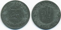 Bayern 50 Pfennig Garmisch - Zink 1917 (Funck 152.3c) Röttinger -
