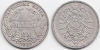 Kaiserreich 1 Mark kleiner Adler - Silber -
