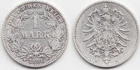 Kaiserreich 1 Mark kleiner Adler - Silber -