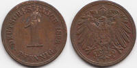 Kaiserreich 1 Pfennig großer Adler - Kupfer -