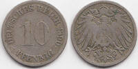 Kaiserreich 10 Pfennig großer Adler - Kupfer/Nickel -