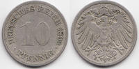 Kaiserreich 10 Pfennig großer Adler - Kupfer/Nickel -