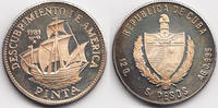 Kuba - Cuba 5 Pesos Entdeckung Amerikas - Pinta -