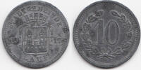Bayern 10 Pfennig Lauf - Zink vernickelt 1917 (Funck 275.2a) -