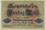 Deutsches Reich 1914-1918 50 Mark Rosenberg Nr. 50b – KN 7stellig -