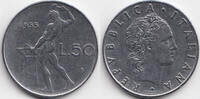 Italien - Italy 50 Lire Republik seit 1946 -