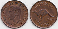 Australien - Australia 1 Penny George VI. 1936-1952 -