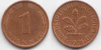 BRD 1 Pfennig Stahl/kupferplattiert -