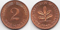 BRD 2 Pfennig Stahl/kupferplattiert -