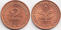 BRD 2 Pfennig Stahl/kupferplattiert -