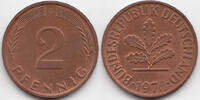 BRD 2 Pfennig Stahl/kupferplattiert -