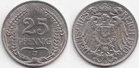 Kaiserreich 25 Pfennig Nickel -