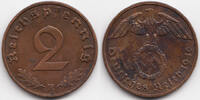Drittes Reich 2 Reichspfennig Kupfer -