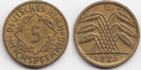 Weimarer Republik 5 Reichspfennig Kupfer/Aluminium -