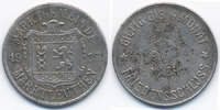 Bayern 5 Pfennig Marktleuthen - Eisen 1917 (Funck 322.7a) Originalprägung -
