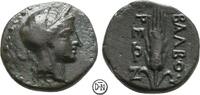 Balbura (Lycia) Bronze Kopf der Demeter / Ähre, selten und ungewöhnlich attraktiv, -