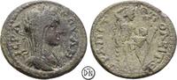 Trapezopolis (Caria) Lokalbronze kaiserzeitlich, pseudo-autonome Ausgabe, betrunkener Dionysos, selten, -
