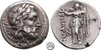 Boiotischer Bund (Boiotia) Drachme Kopf des Poseidon / Nike mit Kranz und Dreizack, guter Stil, hübsche Tönung, -