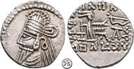 Osroes II (190-208) Drachme Ekbatana, Büste / Arsakes mit Bogen auf Thron, sehr attraktives Exemplar, -