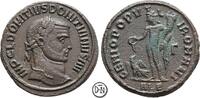 Domitius Domitianus (297) Alexandria, Büste / Genius, Prachtportrait, sehr selten, ex Tkalec, ex Gorny, Follis Juni/Juli-Dezember 297 n. vz