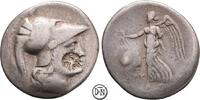 Pergamon (Mysia) Tetradrachme Cistophoren-Gegenstempel auf einer Tetradrachme aus Side, Athenakopf / Nike, -