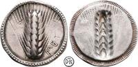 Metapont (Lucania) Nomos/Stater Ähre / Ähre inkus, interessante archaische Prägung, -