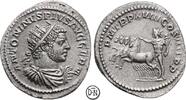 Caracalla (198/211-217) Antoninian 215 n. Chr. Roma, Büste / Sol in Quadriga, sehr hübsche Details, 