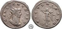 Gallienus (253-268) Antoninian Antiochia, Büste / Victoria mit Kranz und Palmzweig, schweres Exemplar, über 5g, -