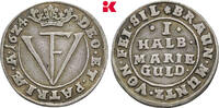 BRAUNSCHWEIG UND LÜNEBURG 1/2 Mariengulden RR Friedrich Ulrich, 1613-1634. -
