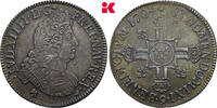 FRANKREICH Ecu aux huit L Louis XIV, 1643-1715. -