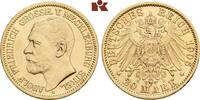 MECKLENBURG-STRELITZ 20 Mark RR Auflage: 1.000 Exemplare. Adolf Friedrich V., 1904-1914. -