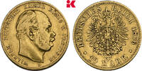 PREUSSEN 10 Mark Seltener Jahrgang. Wilhelm I., 1861-1888. -