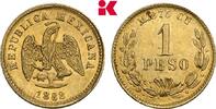 MEXIKO 1 Peso Republik, 1867-1905. -