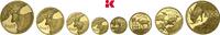 SÜDAFRIKA Natura-Prestige-Set von 1, 1/2, 1/4 und 1/10 Unze 2007. Auflage: 700 Exemplare. Republik seit 1960. FB im Originaletui mit Zertifikat