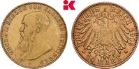 SACHSEN-MEININGEN 10 Mark 1909. Auflage: 2.000 Exemplare. Georg II., 1866-1914. TTB-SUP