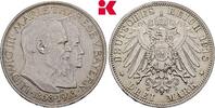 BAYERN 3 Mark RR. Ludwig III., 1913-1918. FDC, mattiert