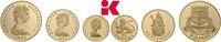 GIBRALTAR Set von 100, 50 und 25 Pounds 1975. Elizabeth II, 1952-2022. FB, Hairlines, im Originaletui