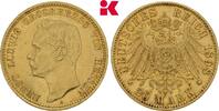 HESSEN 20 Mark 1898. Ernst Ludwig, 1892-1918. Fast vorzüglich