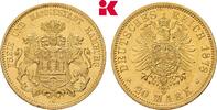 HAMBURG 20 Mark 1878. Freie und Hansestadt. SPL