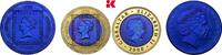 GIBRALTAR 5 Pounds, 1/2 Crown 2000. Auflage: 5.000 Exemplare Elizabeth II, 1952-2022. FDC im Originaletui mit Zertifikat.