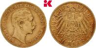 PREUSSEN 10 Mark 1895 A. Wilhelm II., 1888-1918. Sehr sch&ouml;n 995,00 EUR  + 9,90 EUR frais d'envoi