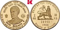 &Auml;THIOPIEN 10 Dollars 1966, Haile Selassie, 1930-1936 und 1941-1974. Prac... 595,00 EUR  + 9,90 EUR frais d'envoi