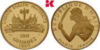 HAITI 100 Gourdes 1969, Republik. Prachtexemplar von polierten Stempeln,... 2595,00 EUR  + 9,90 EUR frais d'envoi