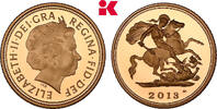 GROSSBRITANNIEN / IRLAND 1/2 Sovereign 2013 London. Elizabeth II, 1952-2... 595,00 EUR  + 9,90 EUR frais d'envoi