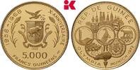 GUINEA 5.000 Francs 1969. Auflage: 2.740 Exemplare. Republik. Prachtexem... 2695,00 EUR  + 9,90 EUR frais d'envoi