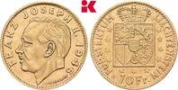 LIECHTENSTEIN 10 Franken 1946. Bern. Franz Josef II., 1938-1989. Vorz&uuml;gl... 595,00 EUR  + 9,90 EUR frais d'envoi